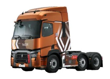 Vervoerder Trekker Renault T in Berlin Duitsland